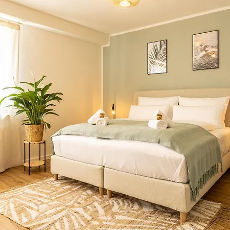 Апартаменты Zentral Boxspringbetten Garage Rhein *