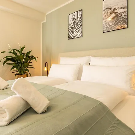 Apartmán Zentral Boxspringbetten Garage Rhein Bonn