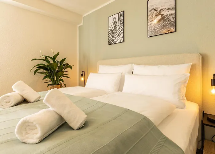 Apartmán Zentral Boxspringbetten Garage Rhein Bonn