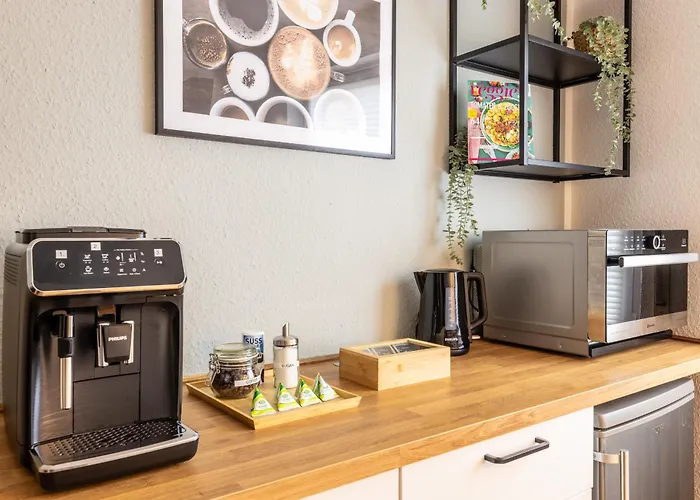 Zentral Boxspringbetten Garage Rhein Apartmán Bonn